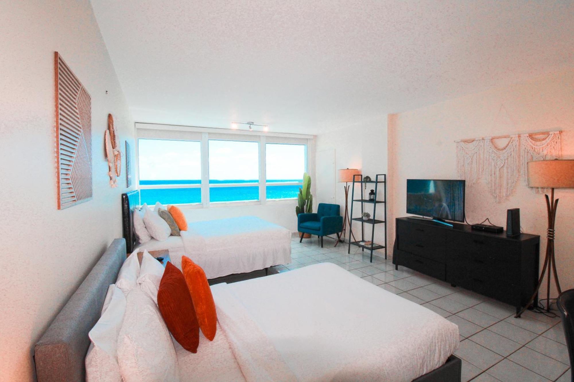 Castle 1733 Ocean View Studio With Direct Beach Access, Pool, Tennis & Free Parking Miami Beach Exteriör bild