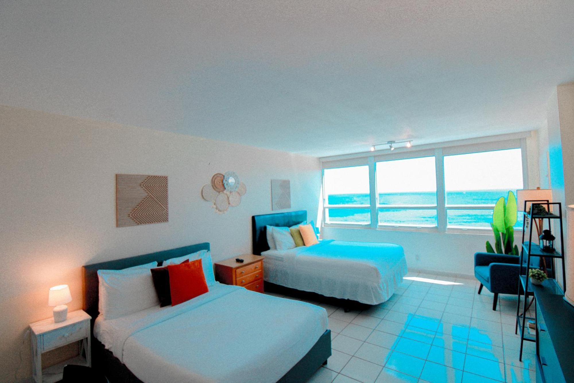 Castle 1733 Ocean View Studio With Direct Beach Access, Pool, Tennis & Free Parking Miami Beach Exteriör bild
